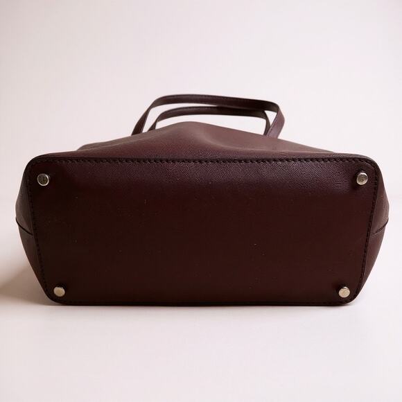 Kate Spade New York Laurel Way Small Dally Tote &  Stacy Wallet in Deep Plum - Picture 4 of 12